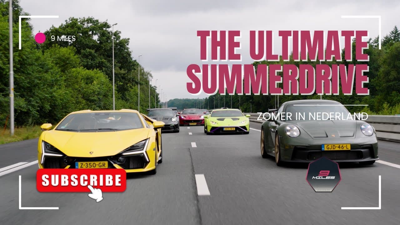 9Miles Supercar Event SummerDrive 2025